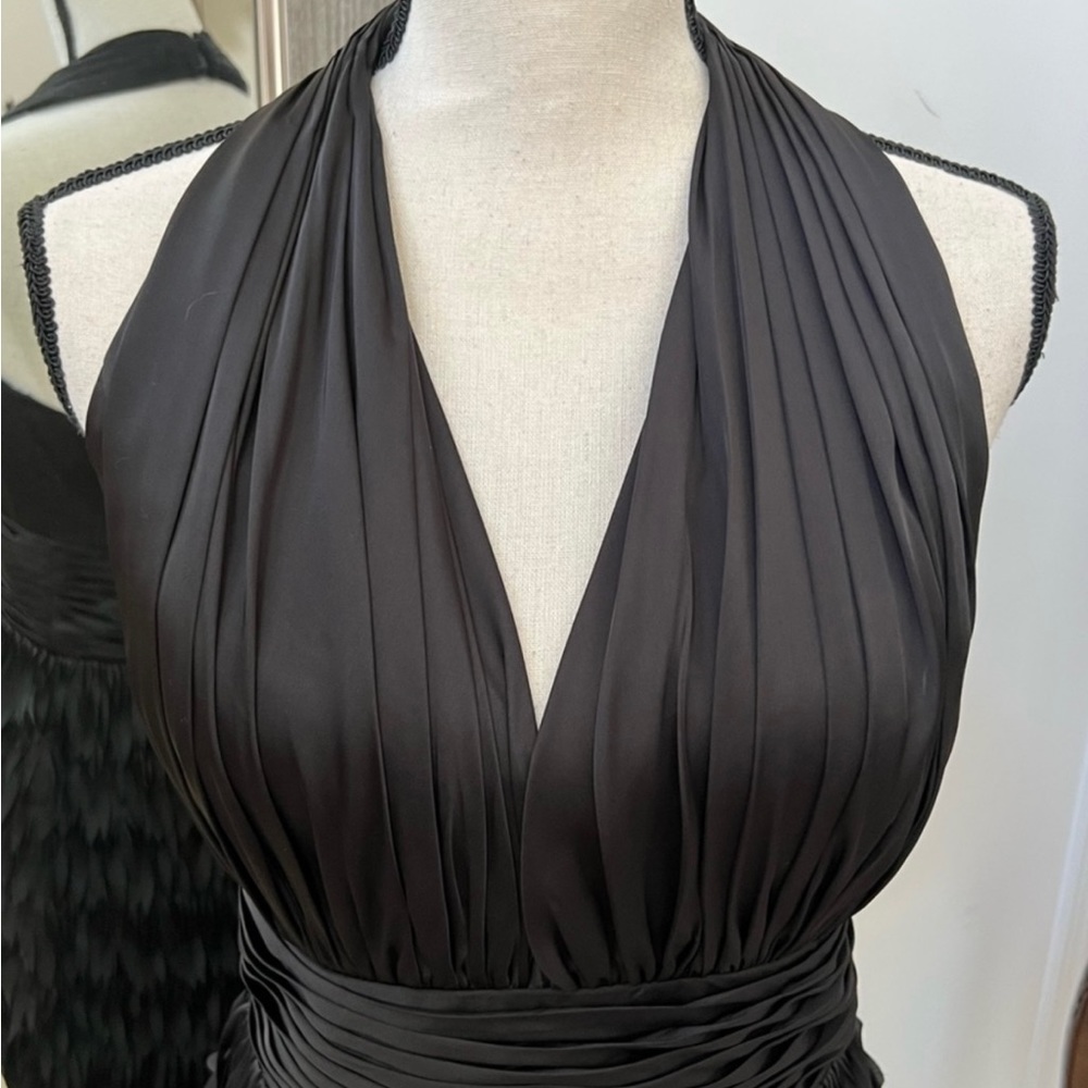 JS Collection Feather Style Halter Dress - Picture 4 of 13